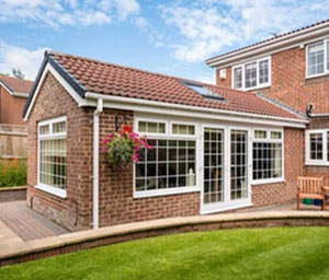 Home fitted with new double-glazed windows